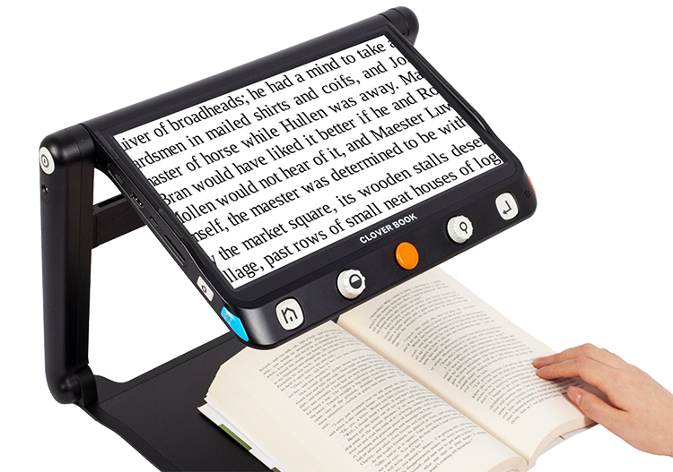 据置型拡大読書器・携帯型拡大読書器 クローバーブック・ライト
